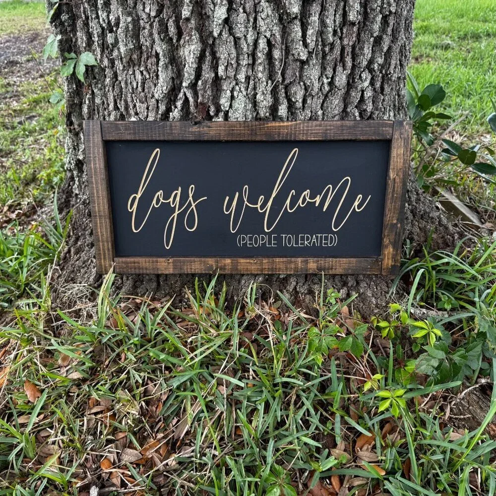 Handmade decor, wall hanging, dog decor, wood sign